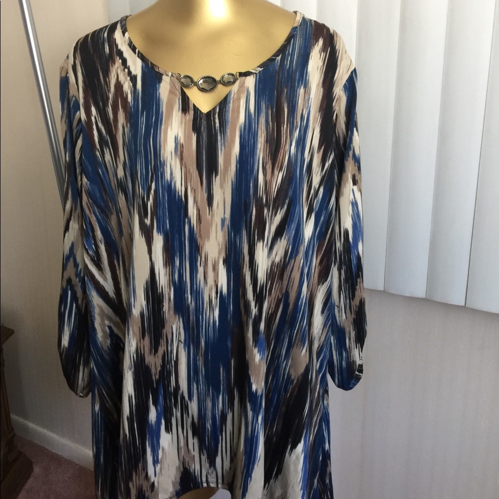 SOLD!!!     Notations Woman Black Blouse in Size 2X
